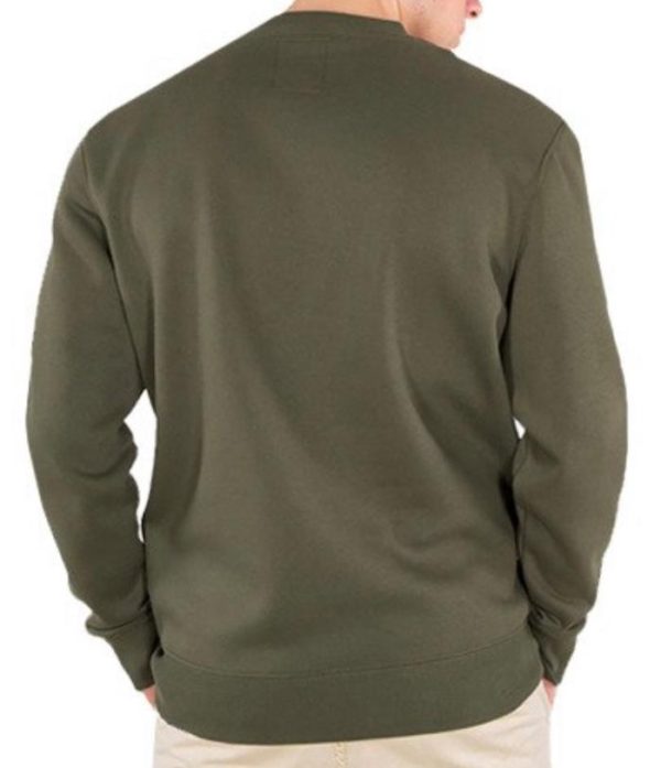Alpha Industries Basic Sweater Logo - Dark Green