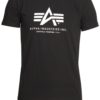 Alpha Industries Basic Large Logo T-Shirt - Black (100501/03)