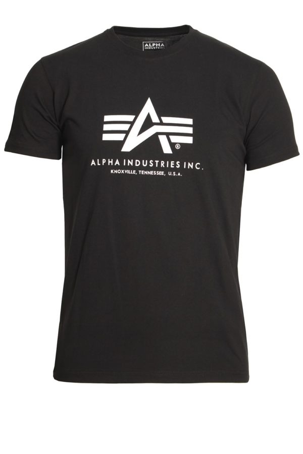 Alpha Industries Basic Large Logo T-Shirt - Black (100501/03)