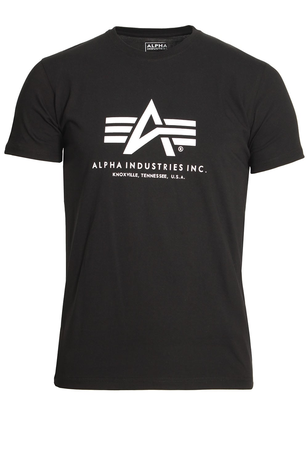 Basic Logo Alpha (100501/03) Industries 515 Large - T-Shirt Black The -