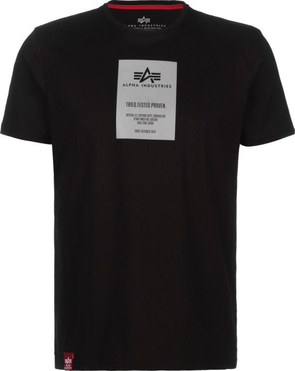 Alpha Industries Reflective Label T-Shirt - Black (126515/09)