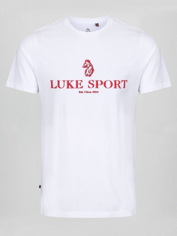 Luke Scholes T-Shirt - White/Red (ZM470150)