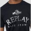 Replay Organic Cotton Solid Colour T-Shirt - Navy (M3141)