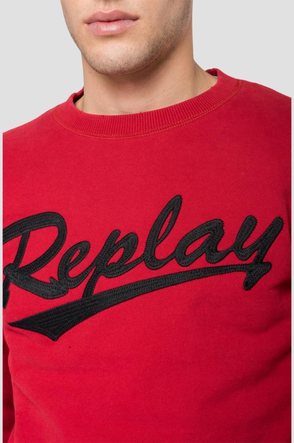 Replay Crewneck Sweatshirt – Red (M3230)