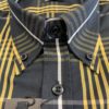 Tootal Plaid Check Shirt - Black/Yellow (TL9204HB-754)