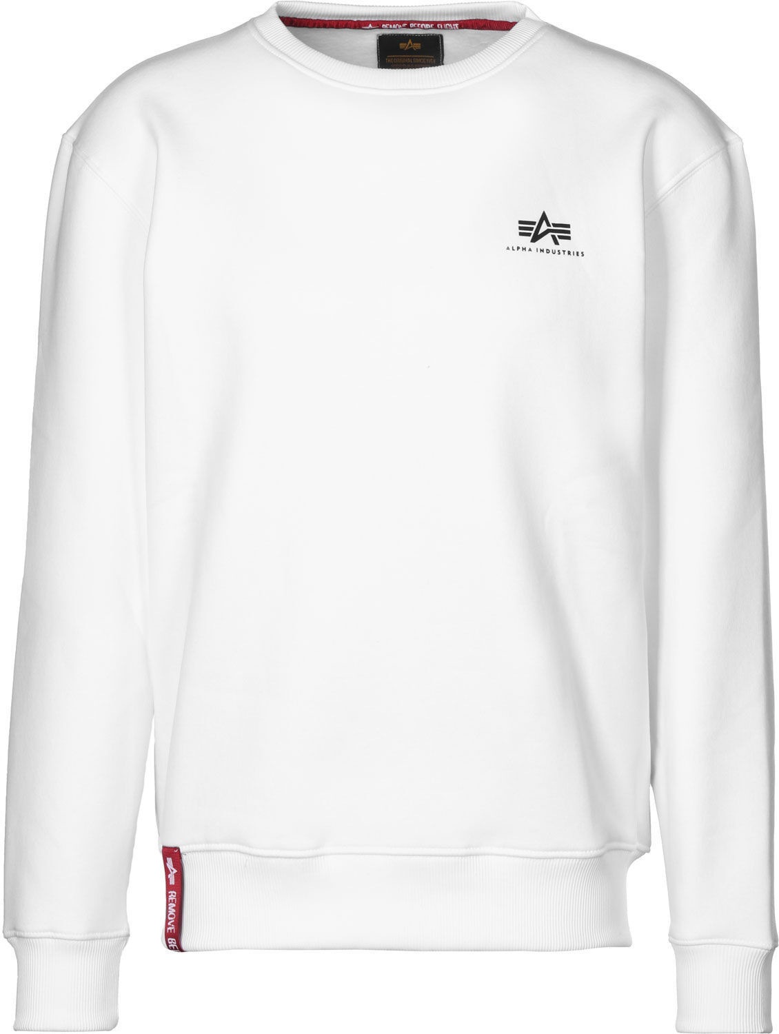 Alpha Industries Basic 515 White Sweater The - Logo - (188307/09) Small