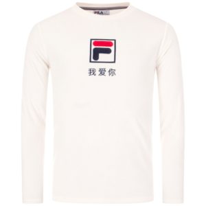 Fila Dalbert Velour Graphic Long Sleeve T-Shirt (LM037853)
