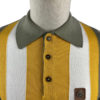 Trojan Multi-Stripe Fine Gauge Polo Shirt - Slate (TR/8562)