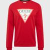 Guess AudleyTriangle Logo Sweatshirt - Red (M92Q08K6ZS0)