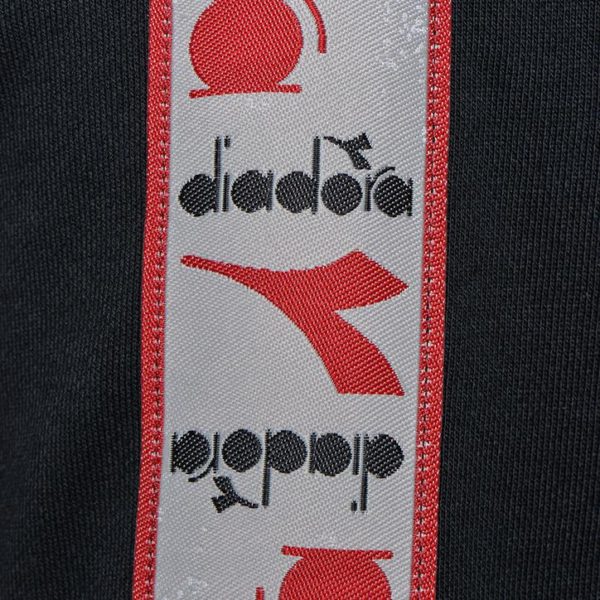 Diadora 5PALLE Offside Hoodie - Black/Red (502.175278-01-B)