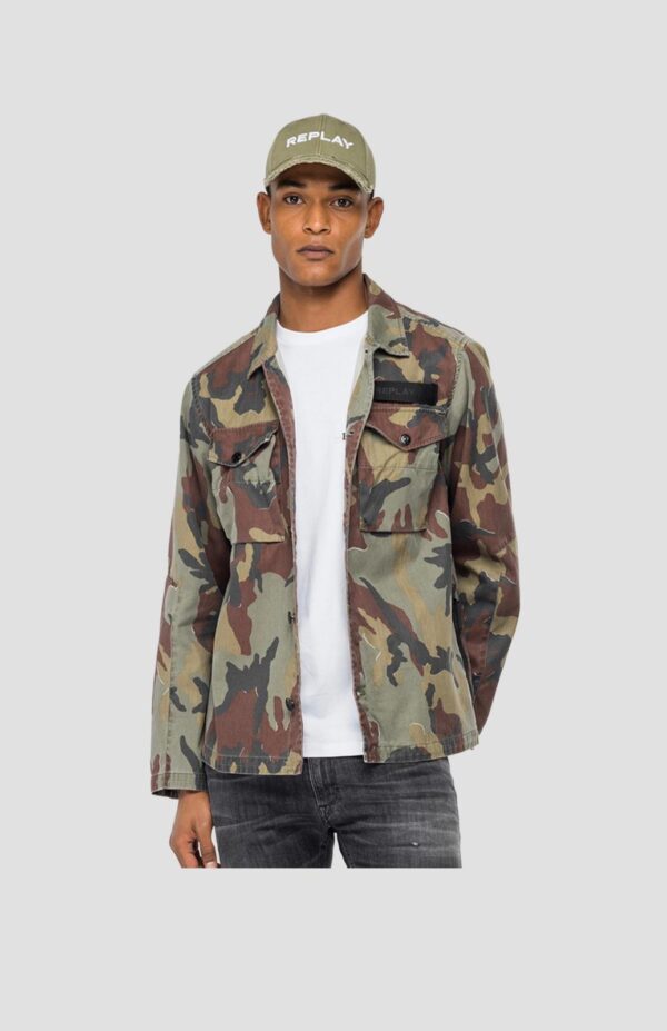 Replay Camouflage Cotton Twill Jacket (M8138A.000.73354)