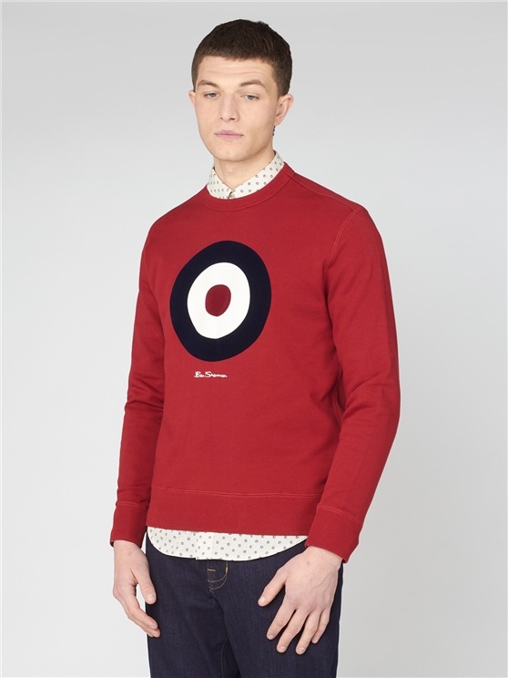 Ben Sherman - Signature Target Sweatshirt - Red (0064842) - The 515
