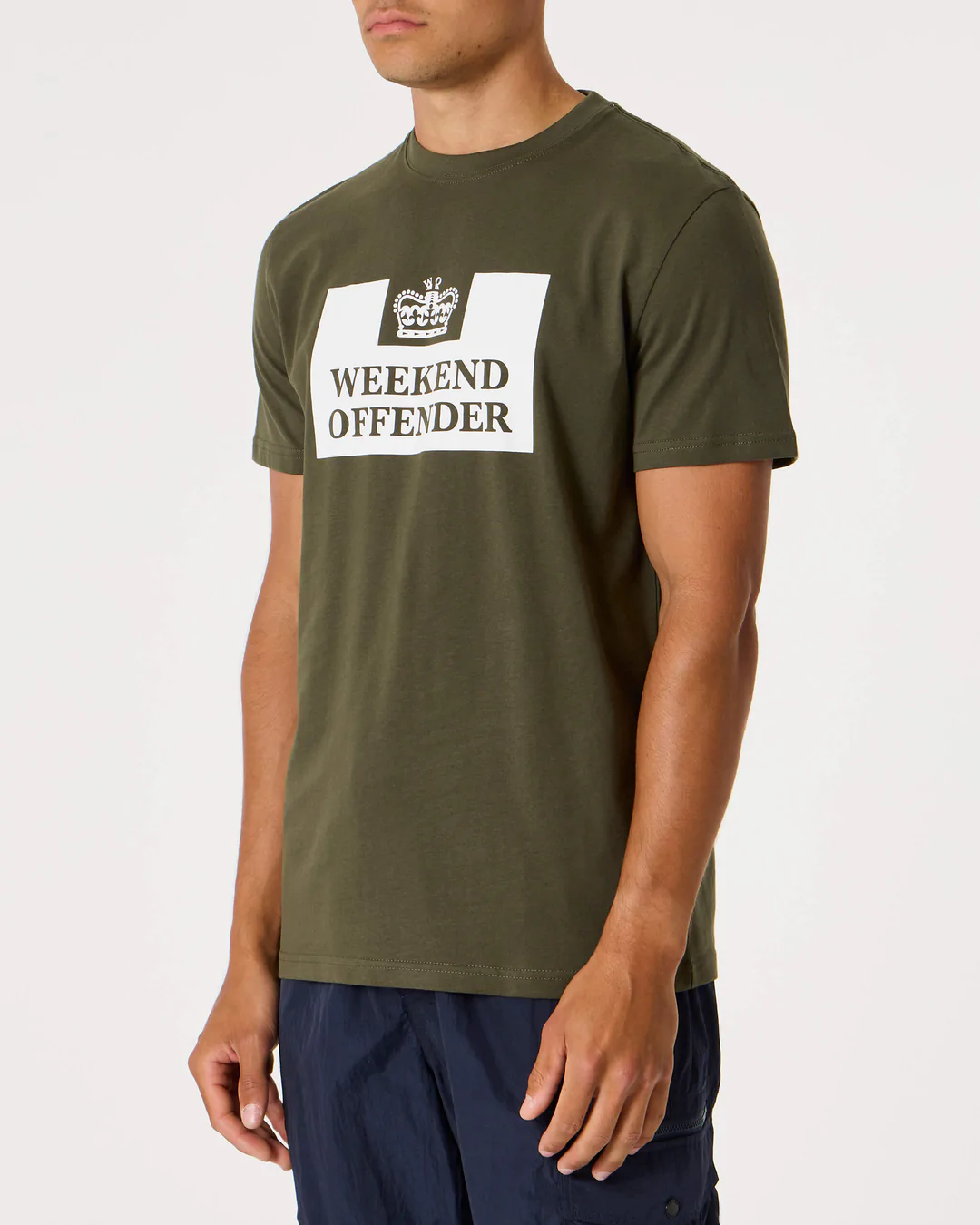Weekend Offender Kids Prison T-Shirt Navy - Terraces Menswear